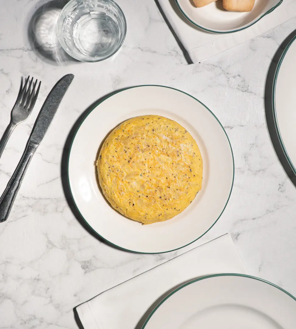 Tortilla Voltereta, nuestra clásica trufada